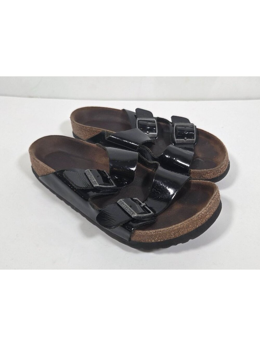 Birkenstock Woman's Arizona Birko-Flor Casual Sandals Black Size 6 /36
